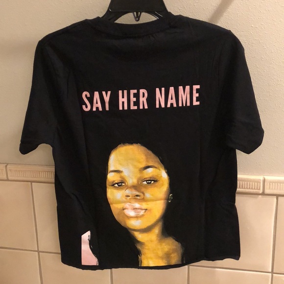 New BLM Breonna Taylor graphic cropped t-shirt - Picture 4 of 5